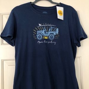 Life Is Good Women’s Crewneck Short Sleeve Tshirt!